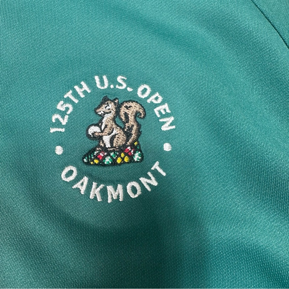 Walter Hagen Womens‎ 125th US Open Oakmont Pullover Top Green Size M (MSRP $80) - Picture 11 of 11